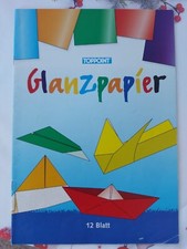 Bastelpapier glanzpapier toppo gebraucht kaufen  Schlangenbad