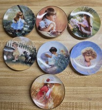 Antigo (7) Mini placas de 3-1/2" Pemberton & Oakes por Donald Zolan EUA comprar usado Antigo (7) Mini placas de 3-1/2" Pemberton & Oakes por Donald Zolan EUA comprar usado  Enviando para Brazil