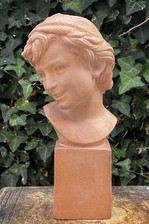 Terracotta bust xxth d'occasion  Expédié en Belgium