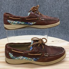 Sapatos femininos Sperry Top Sider barco 6 M casual peixe azul 2 olhos 9174269 multicolor comprar usado  Enviando para Brazil