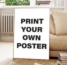 Custom poster personalized for sale  San Francisco