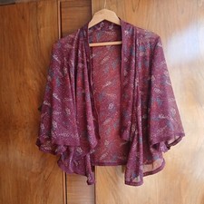 Burgundy boho floral for sale  BROADSTONE