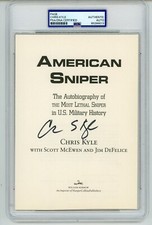 Chris kyle signed for sale  Los Angeles