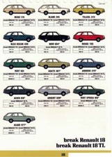 Catalogue brochure renault d'occasion  Saône
