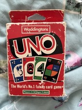 Waddingtons uno card for sale  LEIGHTON BUZZARD