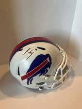 Réplica em tamanho real de capacete de futebol americano Buffalo Bills Speed assinado por James Cook (BAS), usado comprar usado  Enviando para Brazil