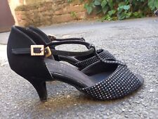 Tanzschuhe groesse schwarz gebraucht kaufen  Mannheim