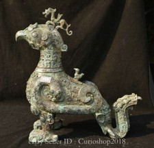 Scultura zun uccellino usato  Spedire a Italy