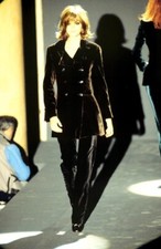 Usado, CALÇA DE VELUDO MARROM GUCCI TOM FORD A/W 1995 IT44 REINO UNIDO 10 - 12 EUA 6 - 8 comprar usado  Enviando para Brazil