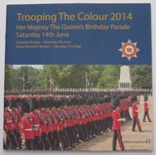 Trooping colour programme for sale  WOTTON-UNDER-EDGE