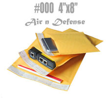 Usado, 500 #000 4x8 envelopes acolchoados bolha Kraft sacos de transporte AirnDefense comprar usado  Enviando para Brazil