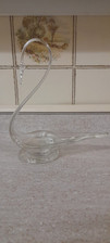 Glass swan trinket for sale  KINGSBRIDGE