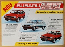 Info blatt subaru gebraucht kaufen  Memmingen