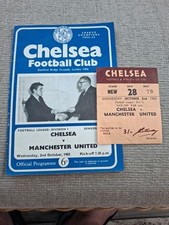 Chelsea manchester united for sale  NORTHAMPTON