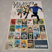 Affiche tintin editions d'occasion  Coutances