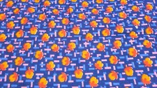 Baumwollstoff blau blumen gebraucht kaufen  Kaufbeuren