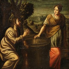 Dipinto antico cristo usato  Italia