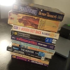 Vintage Fantasy Paperback Novel Lot R.a. Salvatore Batman Command & Conquer comprar usado  Enviando para Brazil