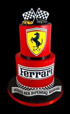 Ferrari personalised edible for sale  ROCHDALE