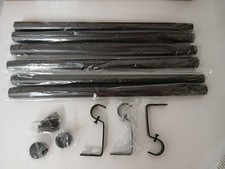 Black coated metal for sale  TAUNTON