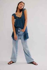 Vestido Free People Olivia costeiro gola quadrada manga esvoaçante botão renda mini M, usado comprar usado Vestido Free People Olivia costeiro gola quadrada manga esvoaçante botão renda mini M, usado comprar usado  Enviando para Brazil