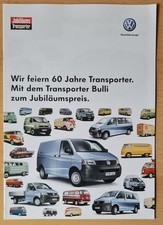 Prospekt jahre transporter gebraucht kaufen  Memmingen