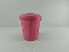Recipiente de armazenamento The Little Bitty Bin tampa torcida rosa pequeno, usado comprar usado  Enviando para Brazil