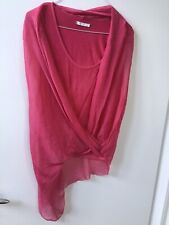 Pinkfarbene seidenbluse wickel gebraucht kaufen  Meerbusch