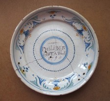 Ancienne assiette patronymique d'occasion  Saint-Marcellin