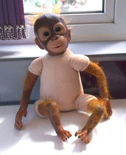 Reborn orangutan monkey for sale  WORCESTER