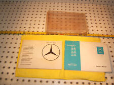 Mercedes OEM 1977 W116 280 350 450 S/SE/SEL EUA Manuais do Proprietário 2 Folhetos comprar usado  Enviando para Brazil
