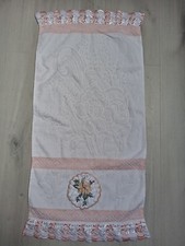 Hand towel embroidered for sale  LONDON