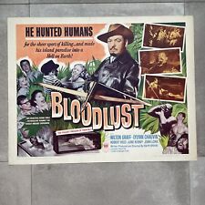 Affiche originale bloodlust d'occasion  Moutiers-les-Mauxfaits