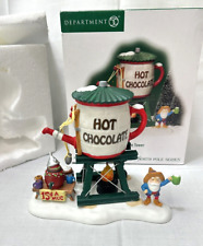 Torre de chocolate quente Dept 56 North Pole 2004 #56872 Natal cowboy Papai Noel comprar usado  Enviando para Brazil