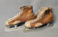 ANCIENS PATINS À GLACE ALLEMANDS MARQUE "POLAR DUX - N° 1580" D.R.G.M. 1935-1945 comprar usado  Enviando para Brazil