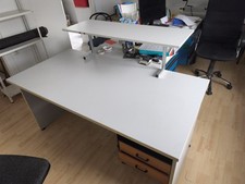 Schreibtisch hellgrau theke gebraucht kaufen  Oberhausen