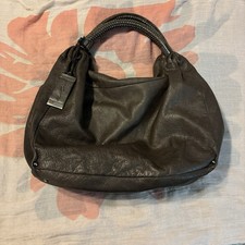 Bolsa hobo de couro vintage Kenneth Cole com alças cravejadas de prata comprar usado  Enviando para Brazil