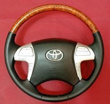 Volante multifuncional premium Toyota madeira couro 2007-2014 comprar usado  Enviando para Brazil