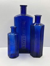 Old blue glass for sale  BARNSLEY
