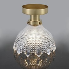 Brass semi flush for sale  Concord