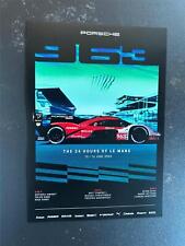 Pôster oficial Porsche 963 Team Penske Le Mans 24 horas 2024 12x16 comprar usado  Enviando para Brazil