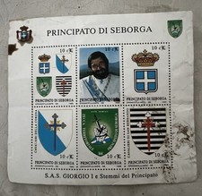 Francobolli principato seborga usato  Sanremo