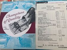 Lister dursley shearing for sale  HITCHIN