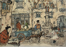 Stunning anton pieck for sale  LEICESTER