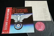 SAXON - WHEELS OF STEEL - JAPAN VINYL LP OBI P-10870G comprar usado  Enviando para Brazil