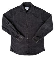 Camisa Casual Masculina Vintage Armani Exchange A/X Veludo Preto Algodão G/S Tamanho P comprar usado Camisa Casual Masculina Vintage Armani Exchange A/X Veludo Preto Algodão G/S Tamanho P comprar usado  Enviando para Brazil