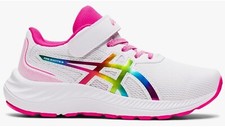 Tênis de corrida ASICS Kid's Pre Excite 9 branco/rosa Glo - Tamanho 3 comprar usado  Enviando para Brazil