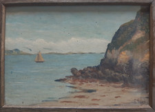 Tableau ancien huile d'occasion  Perros-Guirec