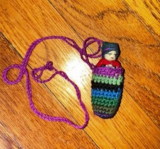 Worry doll necklace for sale  North Jackson