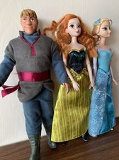 Lote de 3 bonecas Frozen Disney Store | Anna, Elsa, Kristoff K comprar usado  Enviando para Brazil